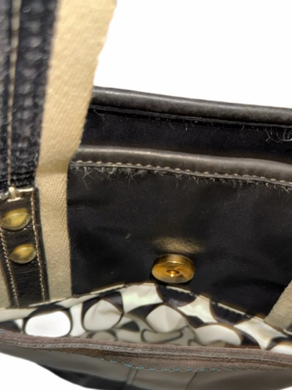 Coach Black Hampton Tote, good condition, lots of space❤️❤️ - Picture 7 of 14